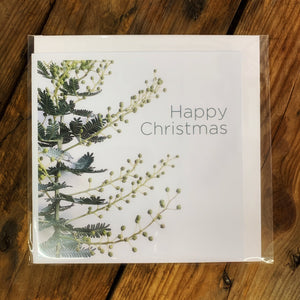 Happy Christmas card plus envelope.