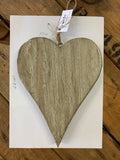 Wooden Love Heart - Large